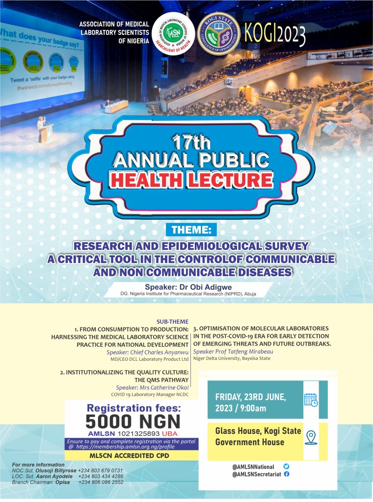 17th Annual public health lectures series